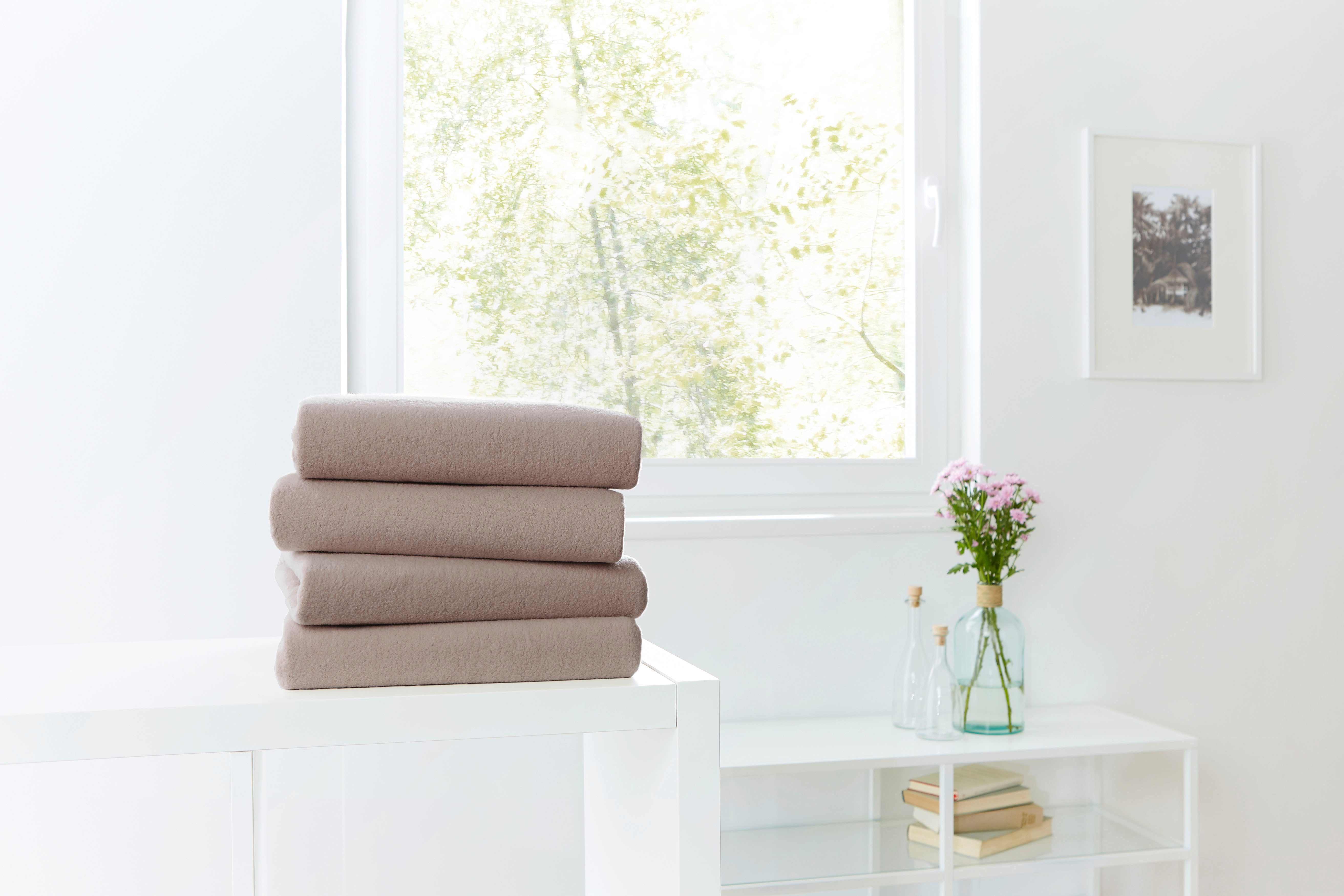 Primera Spannbettlaken Teddy Flausch, Biber, Gummizug: rundum, (1 Stück), 8 günstig online kaufen