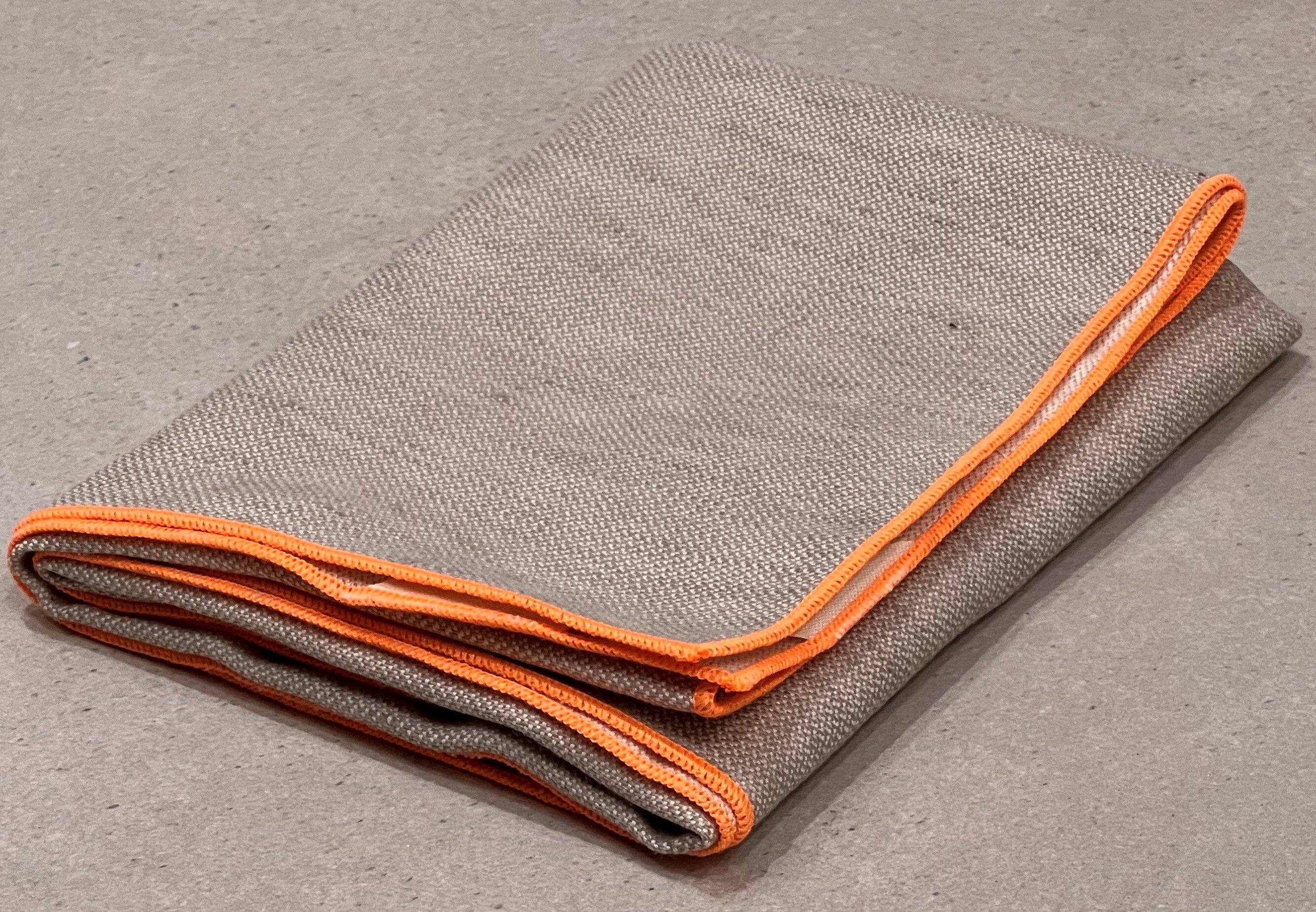 LunaVia Tischdecke Leinentischdecke, feiner Leinen,-Baumwollstoff, hochwertige Kedernaht, Made in Europe