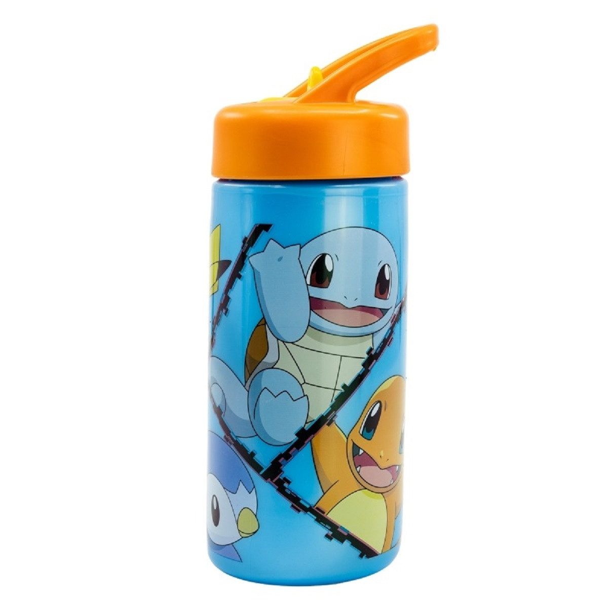 POKÉMON Trinkflasche Kinder Wasserflasche 410 ml für Alltag Schule und unterwegs