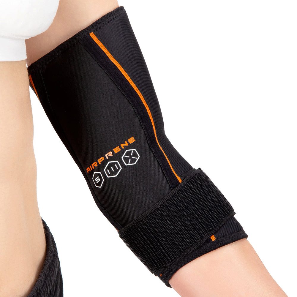 HMS Ellenbogenbandage Ellenbogenstütze Armbandage Tennisarm (Spar-Set, 1-tlg., 23,5 cm atmungsaktiv), Pelotte, Klettverschluss, atmungsaktiv, elastisch