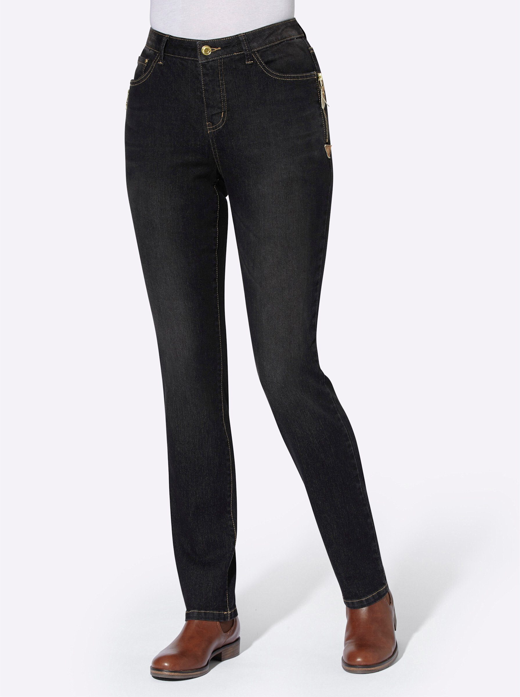 Witt Bequeme Jeans Jeans leicht vertieft