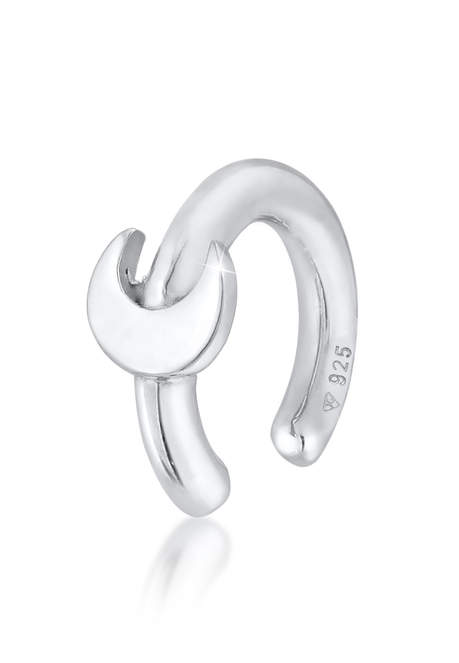 Elli Ohrklemme Earcuff Kollektion 925 Silber, Astro, Halbmond | Ohrclips