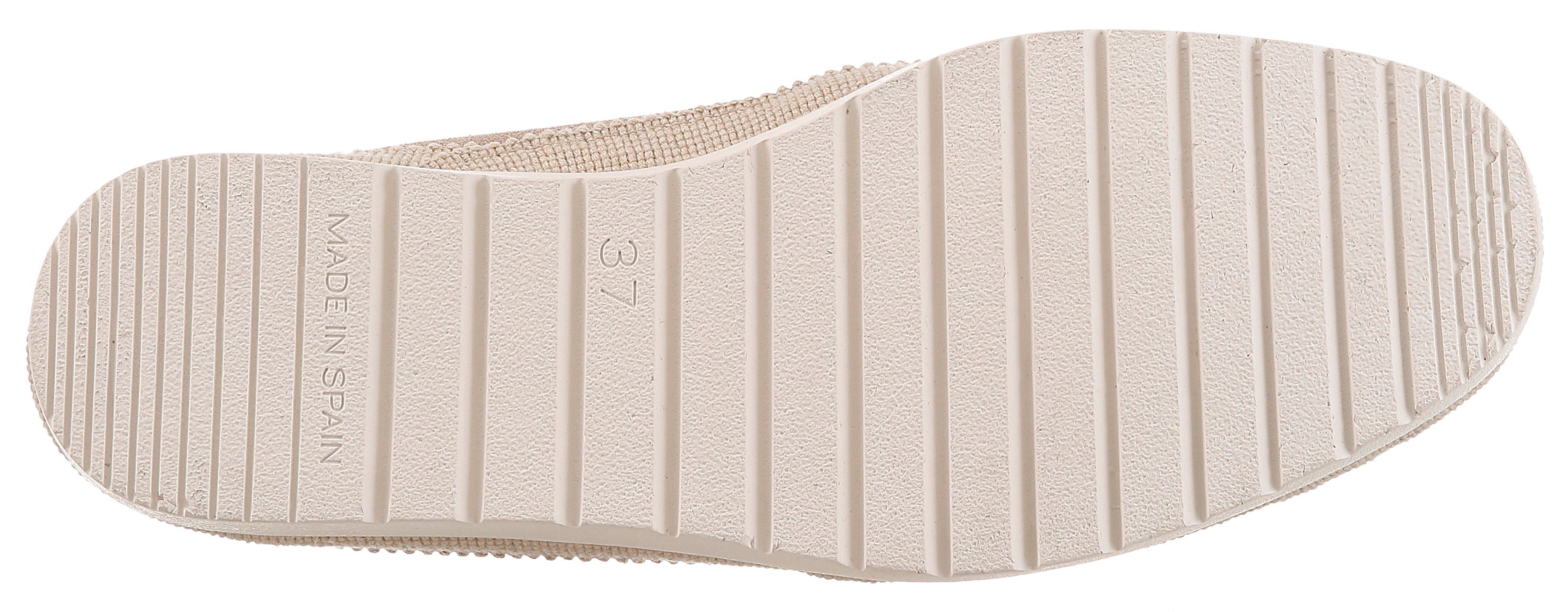 VERBENAS NURIA Slipper Espadrille, Schlupfschuh, Halbschuh mit Stretcheinsätze