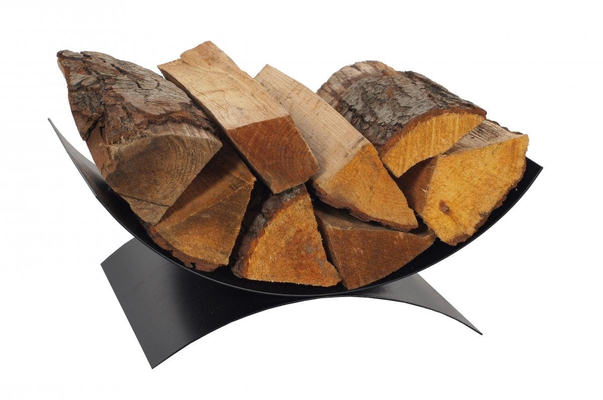 Magnus Kaminholzregal Schwarzer Kaminholzkorb Stahl K14 Kaminholzregal Holzborb, BxTxH:44x28x17 cm, (1 Stück, 1 Korb), praktisch und stabil