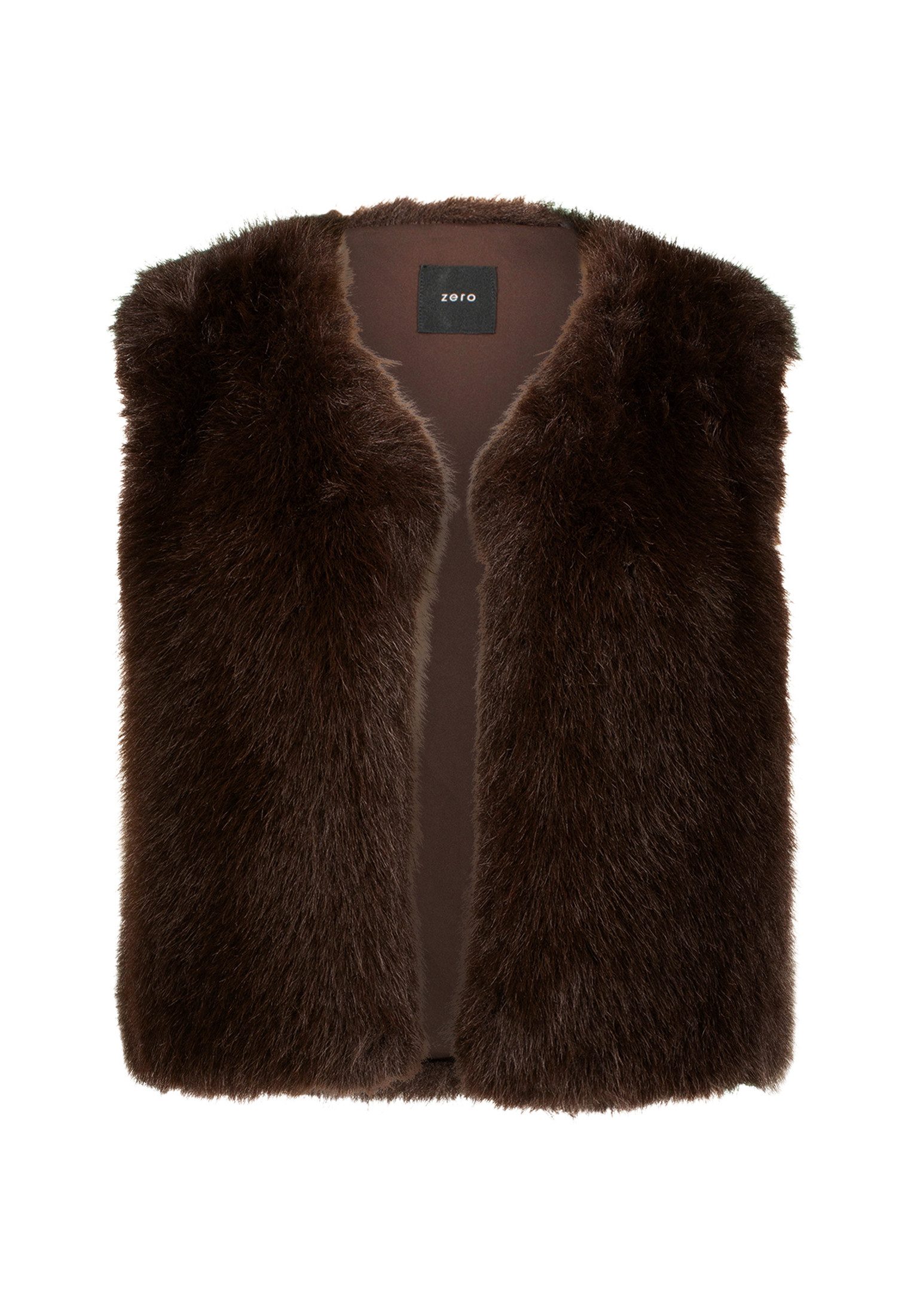 Zero Jackenblazer Damen Weste in Felloptik günstig online kaufen