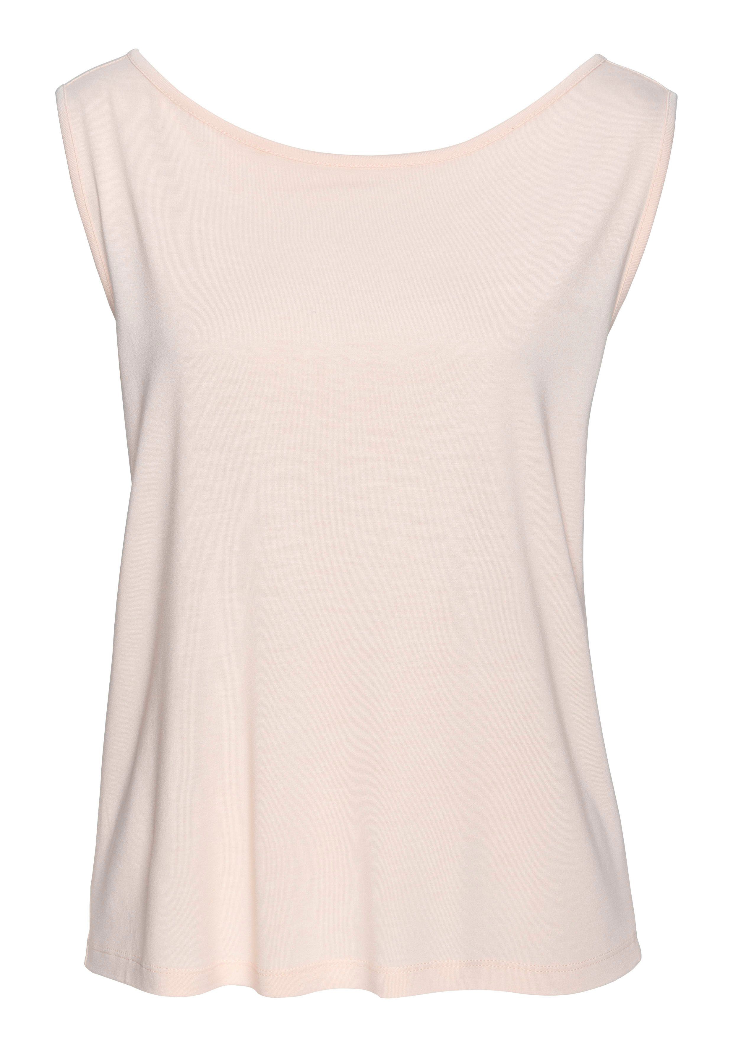 Buffalo Shirttop mit Zierbändern hinten, sommerliches Jerseytop, Basic. € 24,99