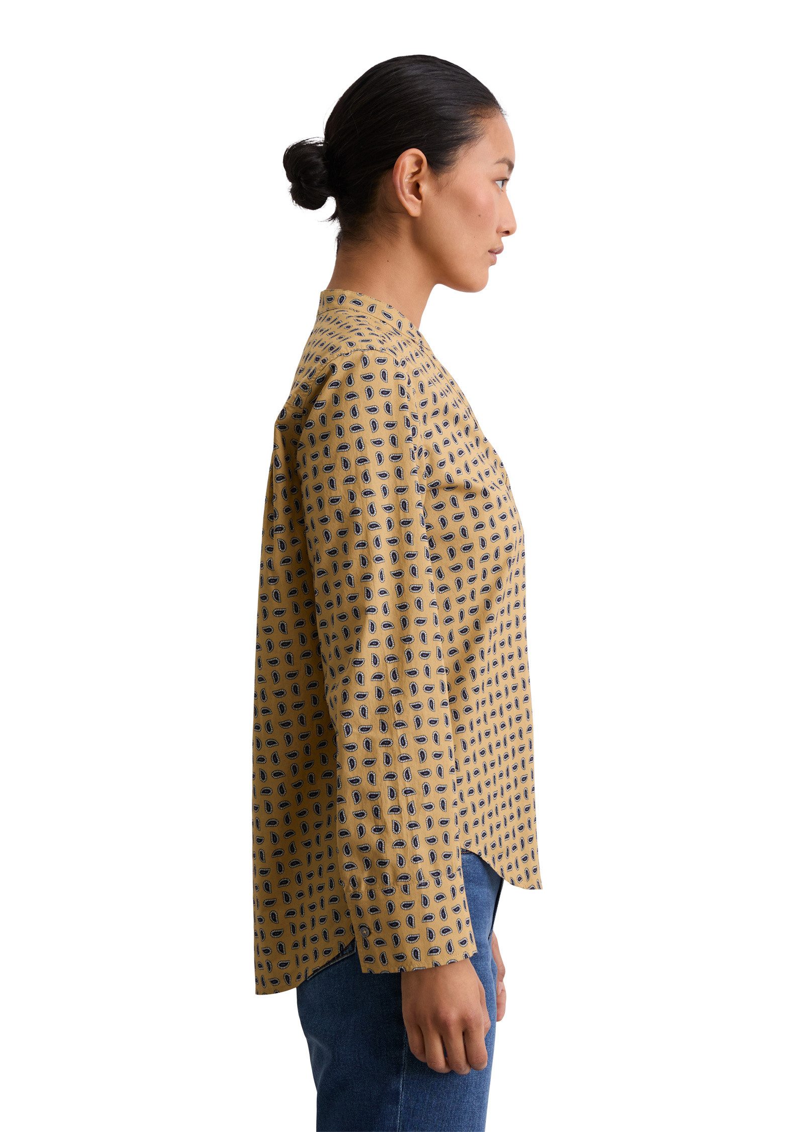 Marc O'Polo Langarmbluse aus Papertouch-Popeline günstig online kaufen