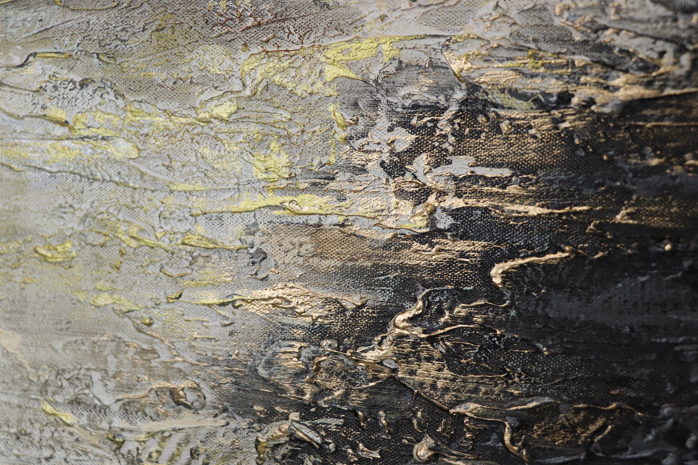 Abstrakte Leinwand Elemente, Schwarz Bilder, Abstraktes Bild Ohne Gold der Gemälde Braun Kraft Handgemalt Schattenfugenrahmen YS-Art Streifen