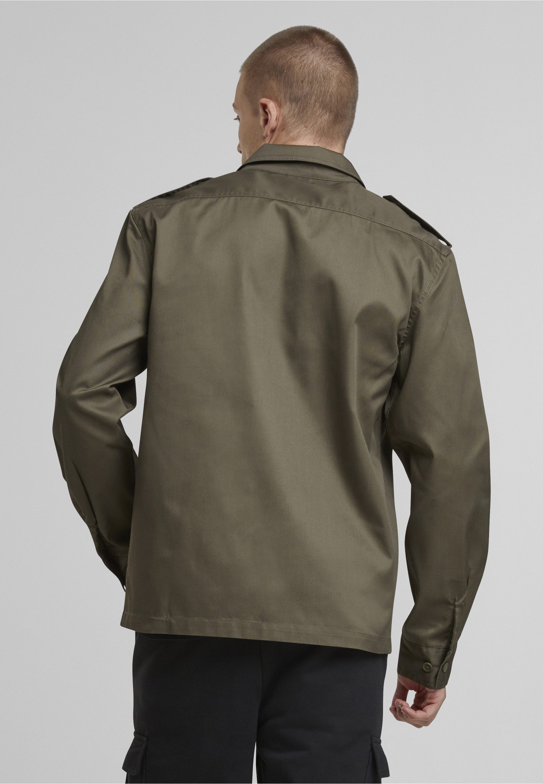 Brandit Langarmshirt Brandit Herren US Shirt (1-tlg)