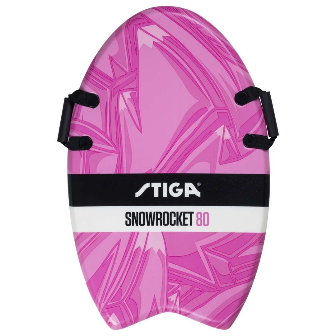 STIGA Sports Schneerutscher Snow Rocket Softboard, L: 80 x B 52 x H 2 cm
