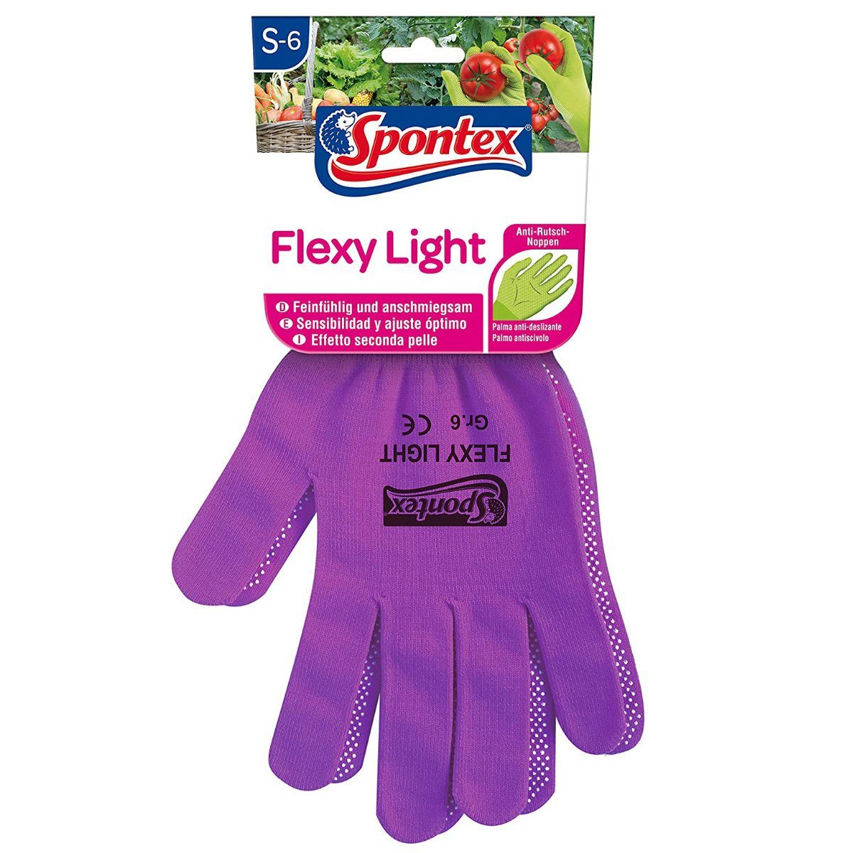 SPONTEX Gartenhandschuhe Aniti-Rutsch Noppen günstig online kaufen