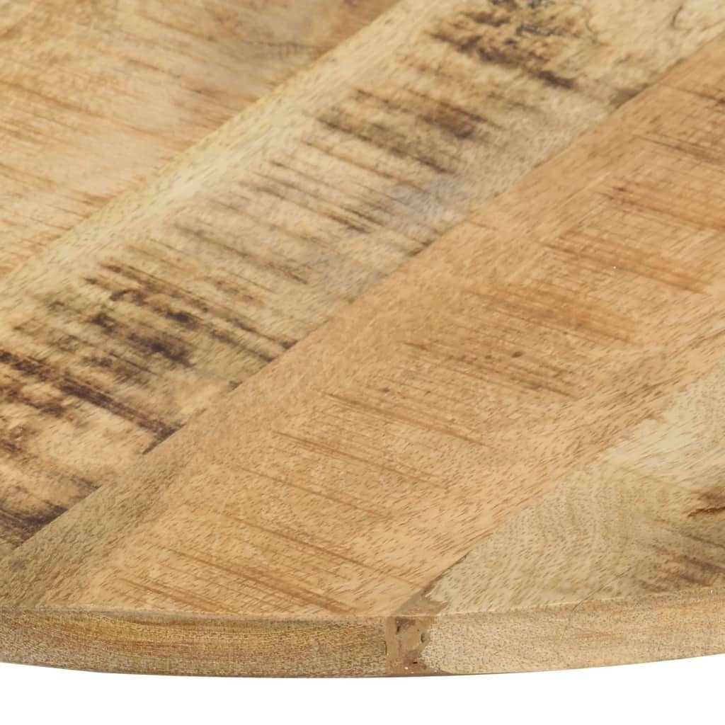 vidaXL Tischplatte Tischplatte Massivholz Mango St) mm cm 15-16 Rund 80 (1