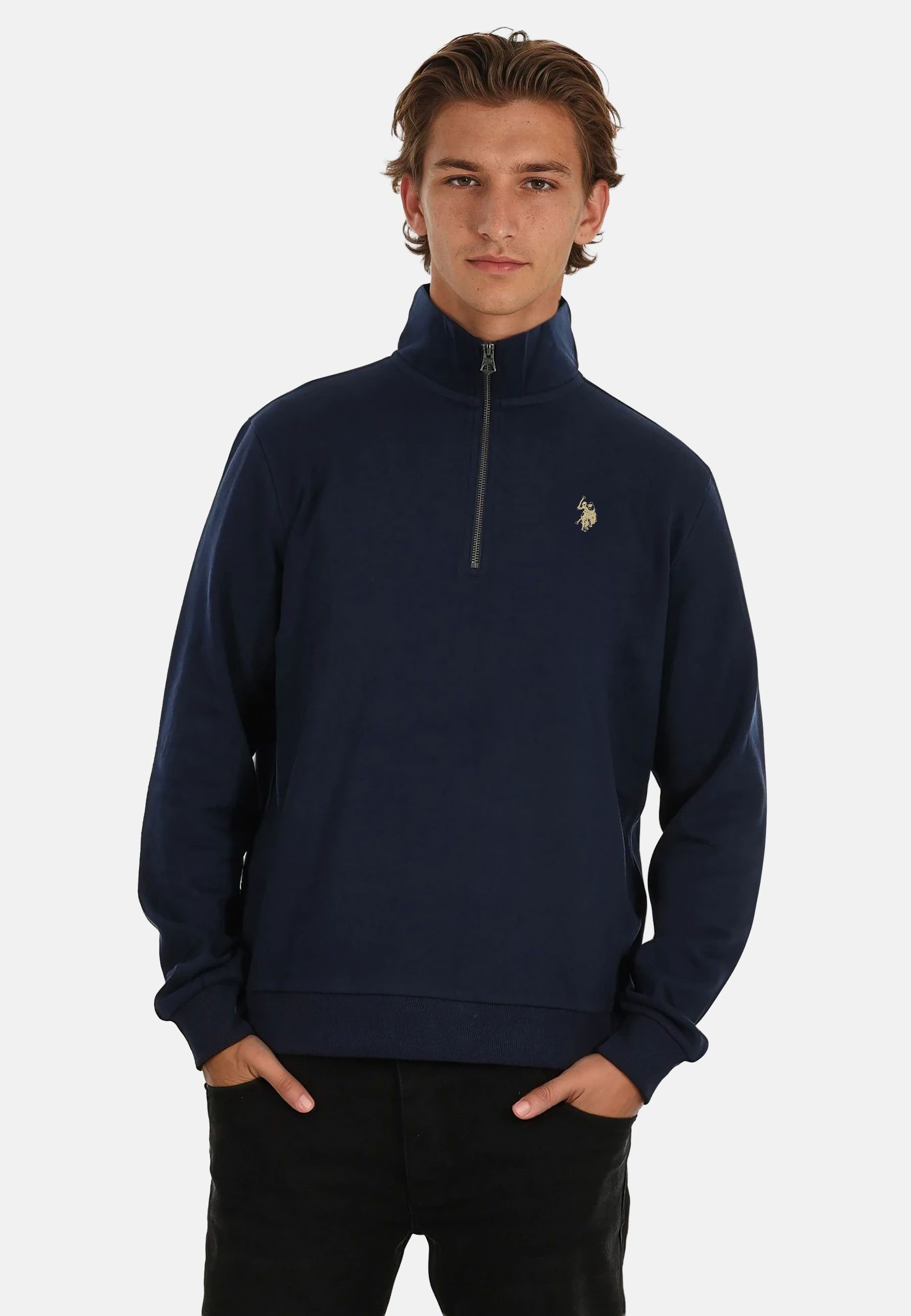 U.S. Polo Assn. Stehkragenpullover Stehkragenpullover USNiico günstig online kaufen