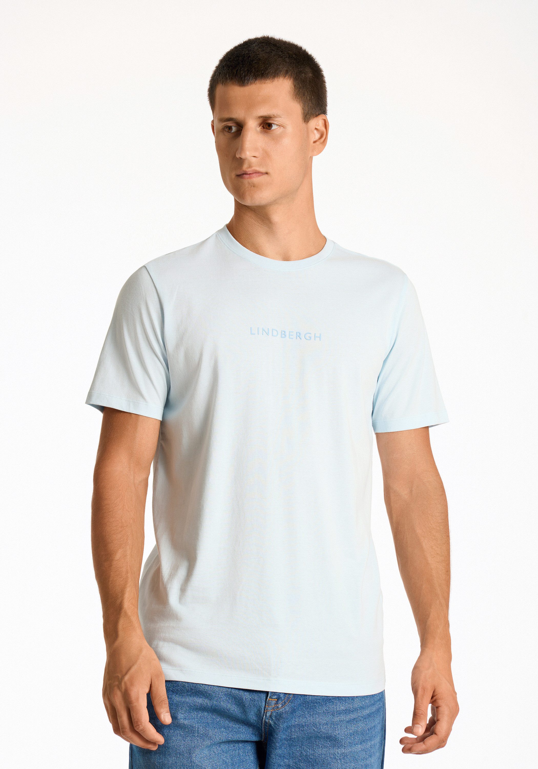 LINDBERGH T-Shirt mit Logo und Rundhalsausschnitt günstig online kaufen