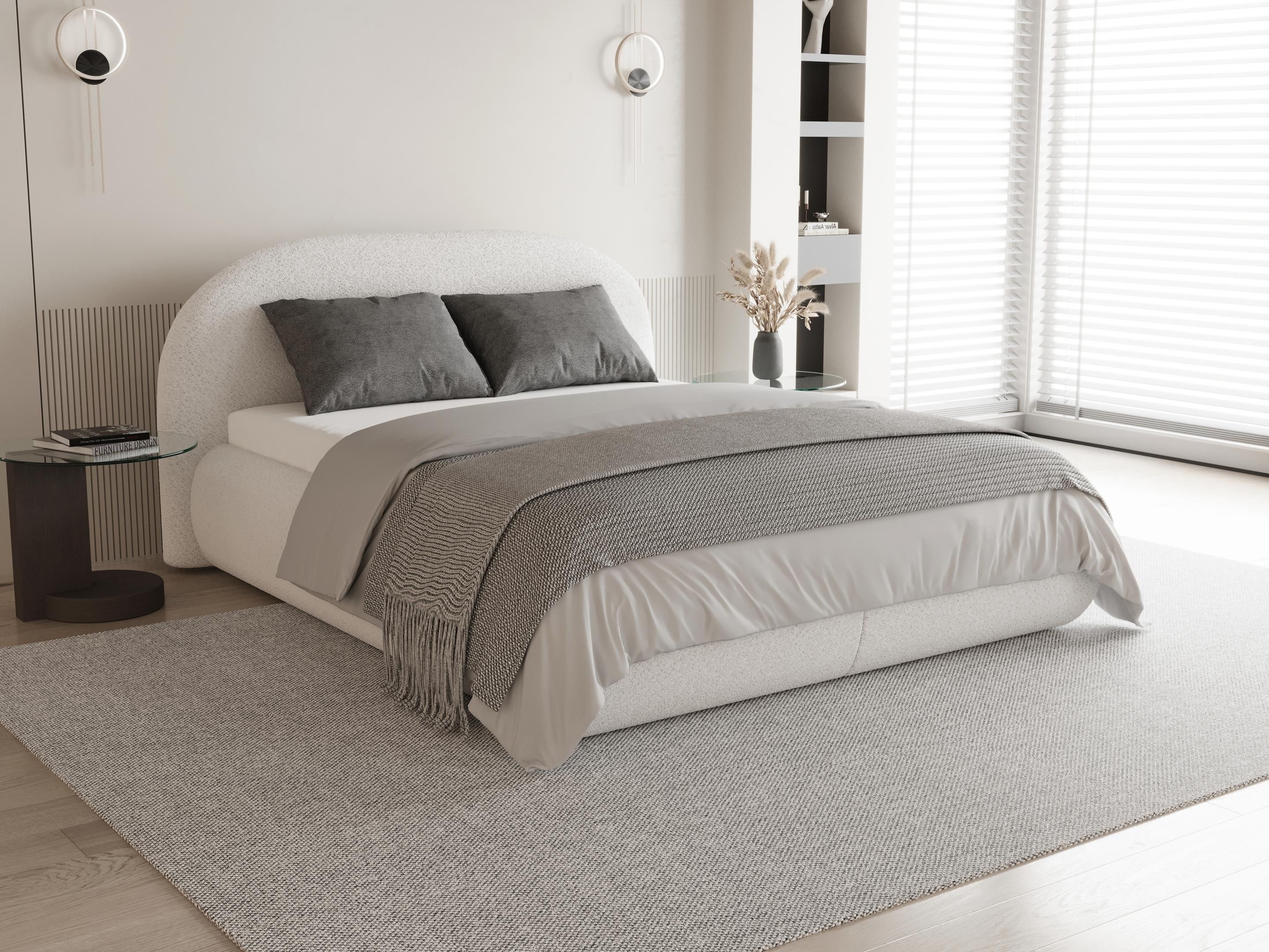 Beautysofa Polsterbett mit Bettkasten und Rahmen MOTTI, 140, 160 oder 180cm, mit oder ohne Matratze – Bild 3 von 5