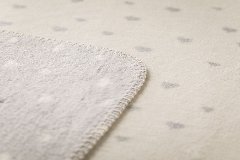 Babydecke Mila mit Stick 'be happy' günstig online kaufen