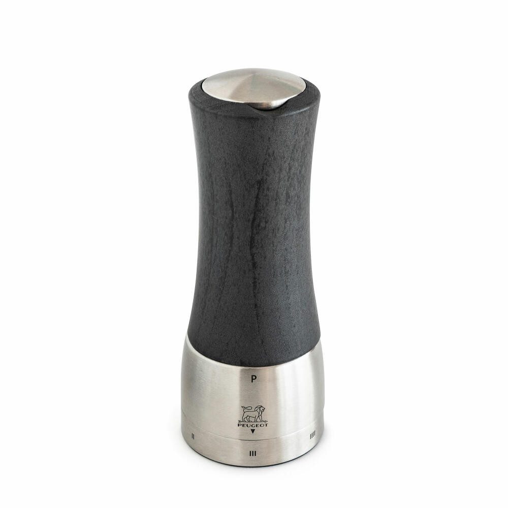 PEUGEOT Pfeffermühle DAMAN 16cm Graphite Holz Edelstahl uSelect Stahlm Manuell