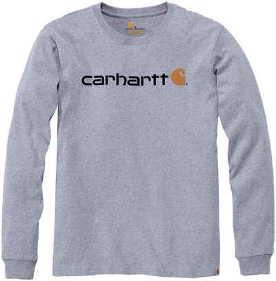 Carhartt Sweatshirt Long Sleeve Marineblau (1-tlg)