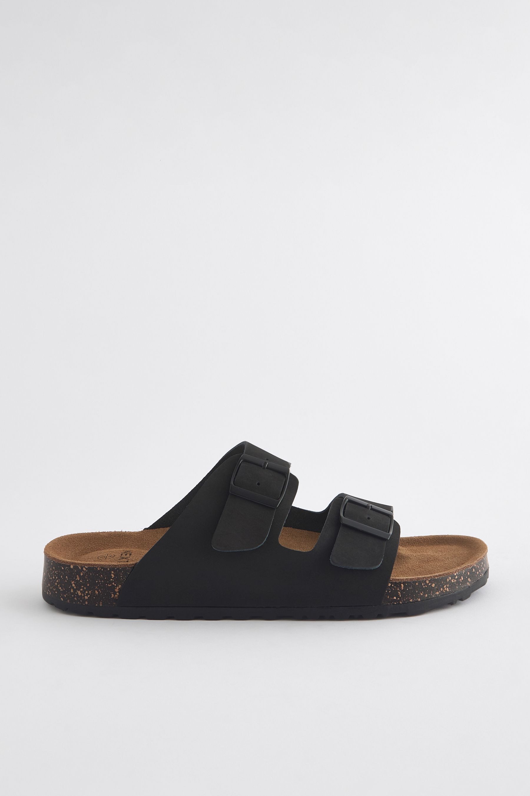 Next Ledersandalen mit zwei Schnallen Pantolette günstig online kaufen