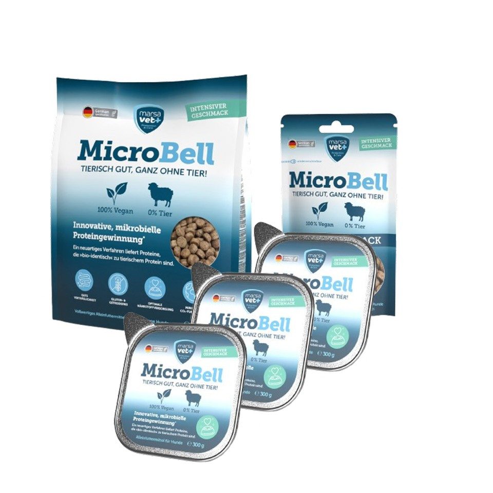 Bellfor Marsavet Veganes Hundefutter-Set mit mikrobiellem Protein, für: Hunde