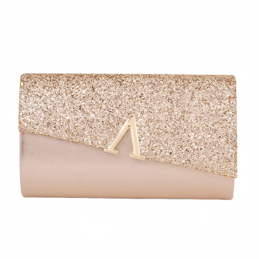 FOUORTUNATE-BEE Abendtasche Damen Abendtasche Elegant Clutch Handtasche für Party Hochzeit, Elegante Clutch Damen mit Kette für Hochzeit Party Ball Abend