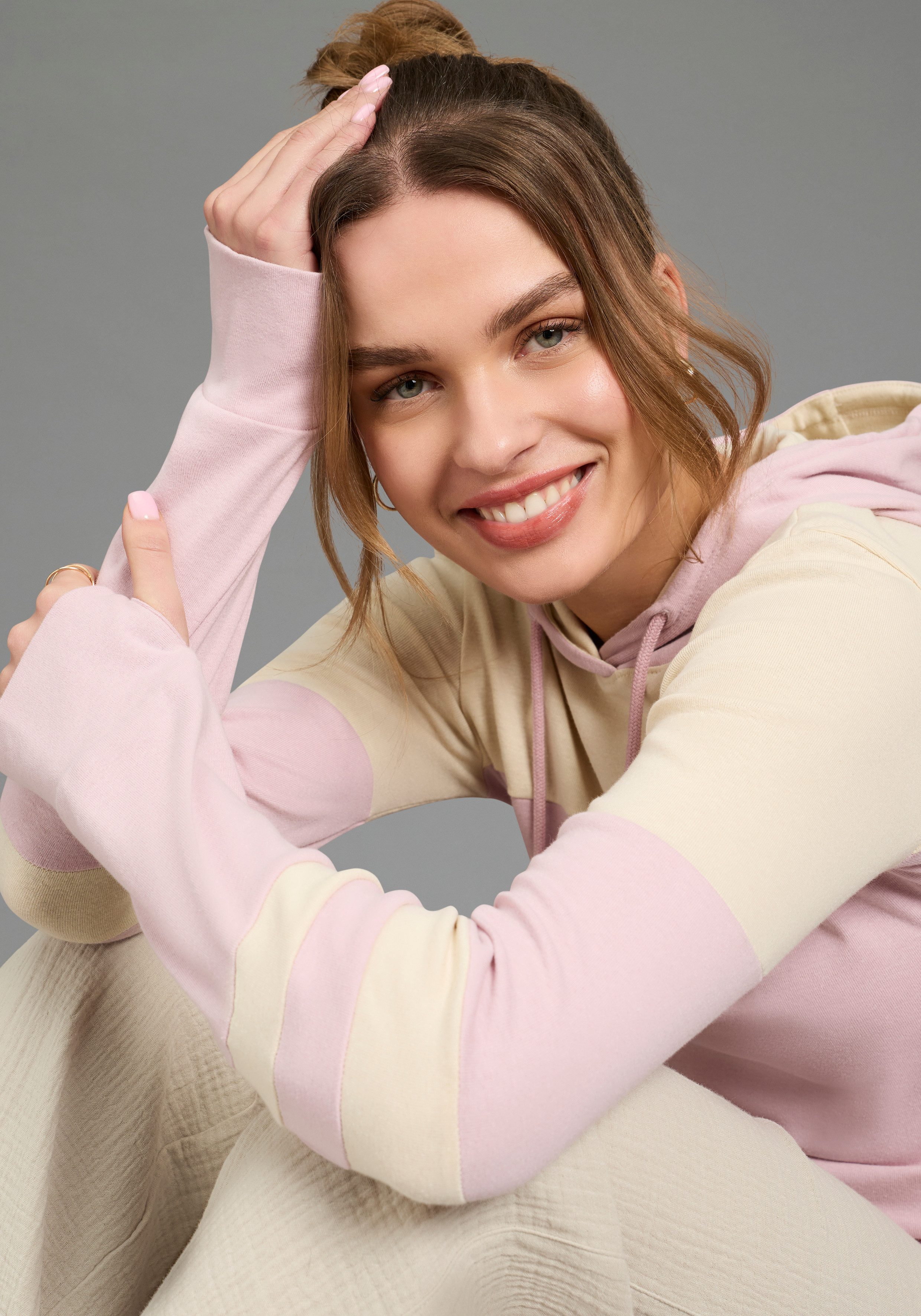 KangaROOS Kapuzenshirt mit Colorblock