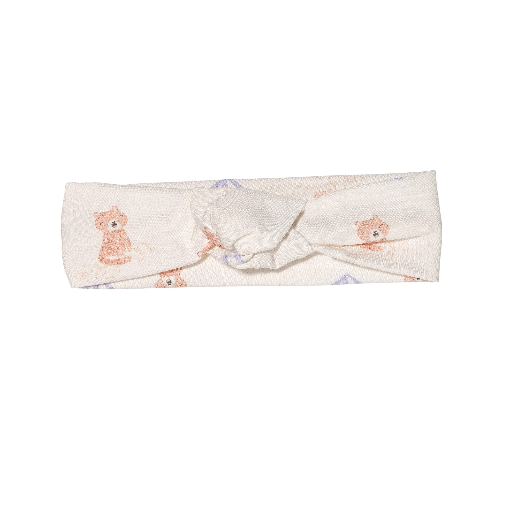 MAXIMO Stirnband BABY GIRL-Haarband, Knoten Jersey bedruckt (1-St) Baumwolljersey