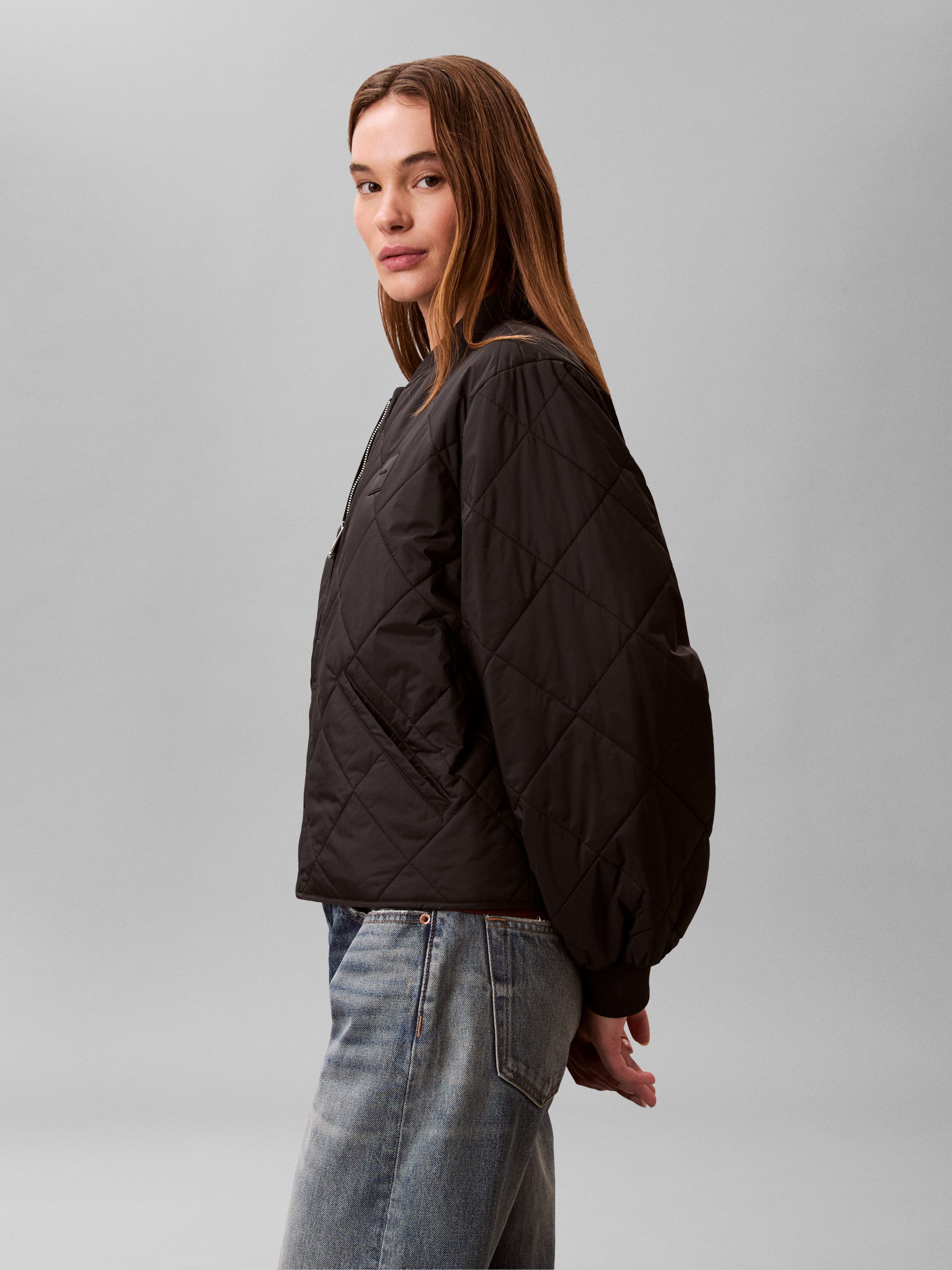 Calvin Klein Jeans Steppjacke Regular fit mit Rundhalsausschnitt