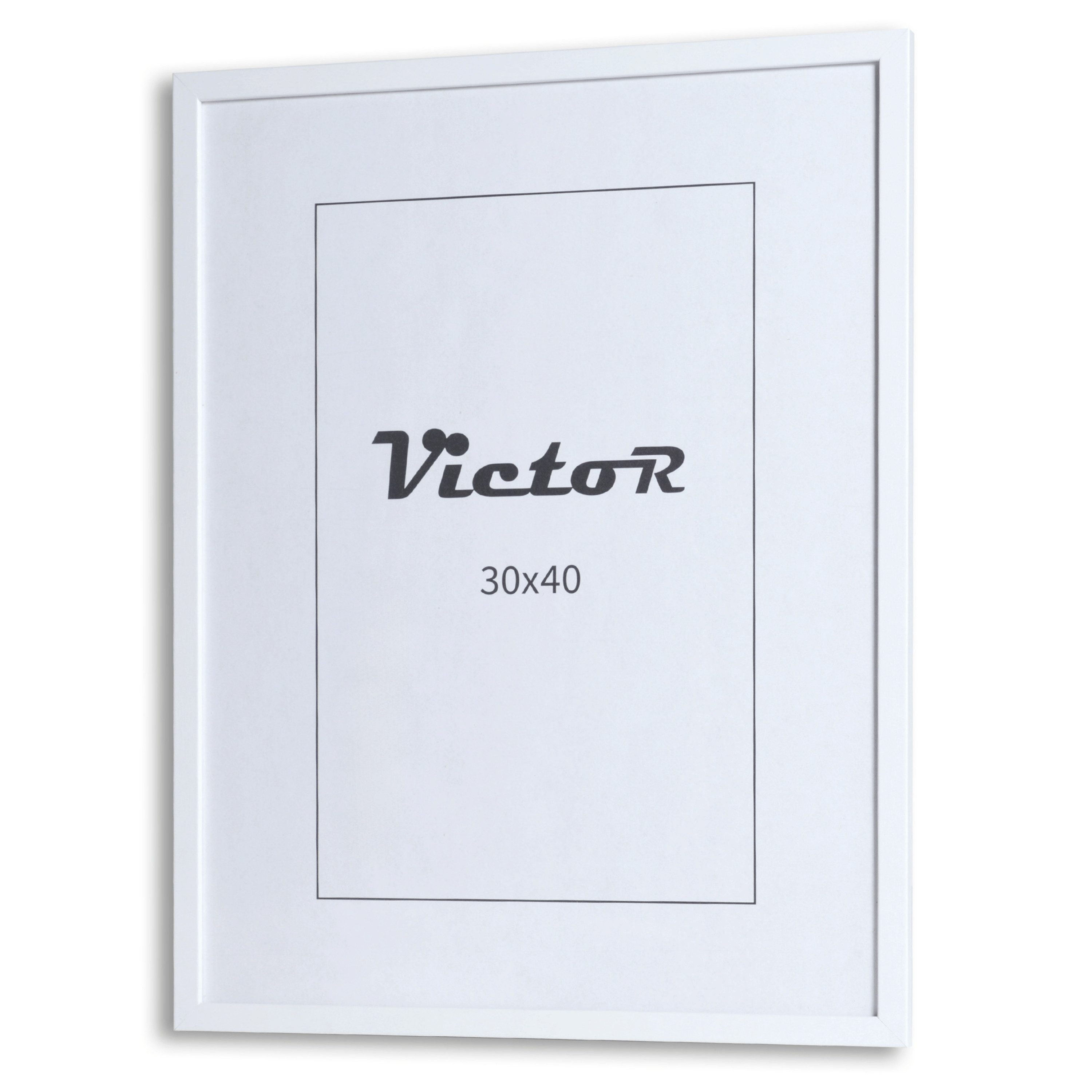 Victor (Zenith) Bilderrahmen Dali, Bilderrahmen Weiß 30x40 (A3), Bilderrahm günstig online kaufen