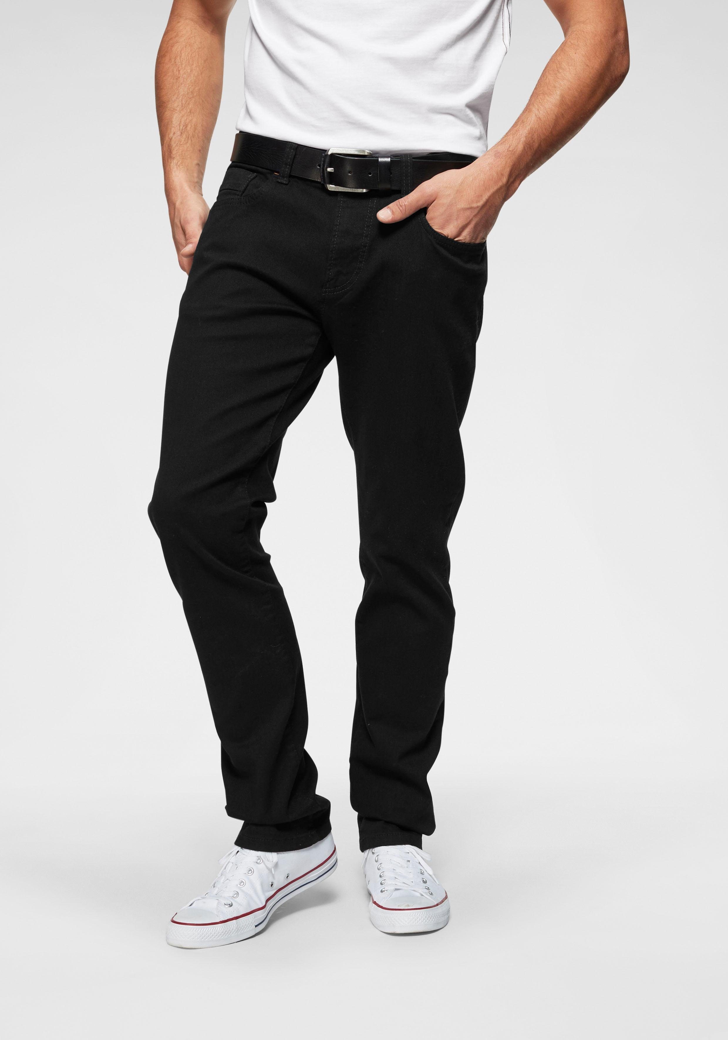 Regular-fit-Jeans camel active black HOUSTON