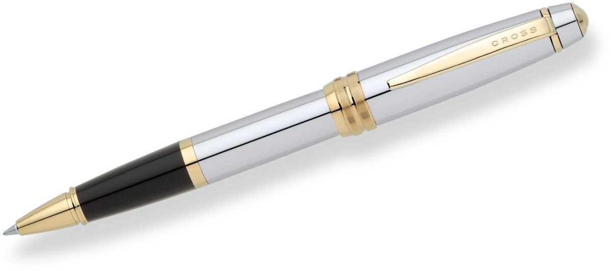 Füllfederhalter Rollerball Bailey Medalist Glanz-Chrom.