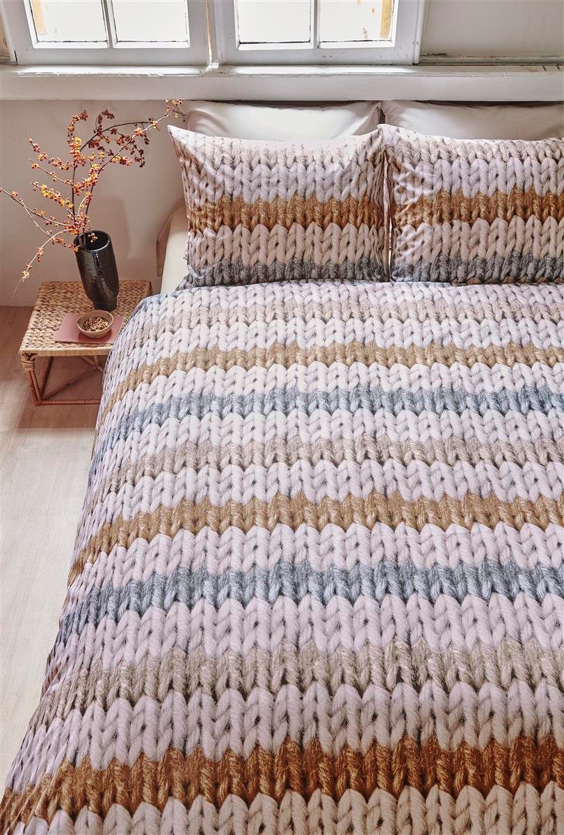 Beddinghouse Bettwäsche Beddinghouse Warm Stripes, Renforcé, 2 teilig