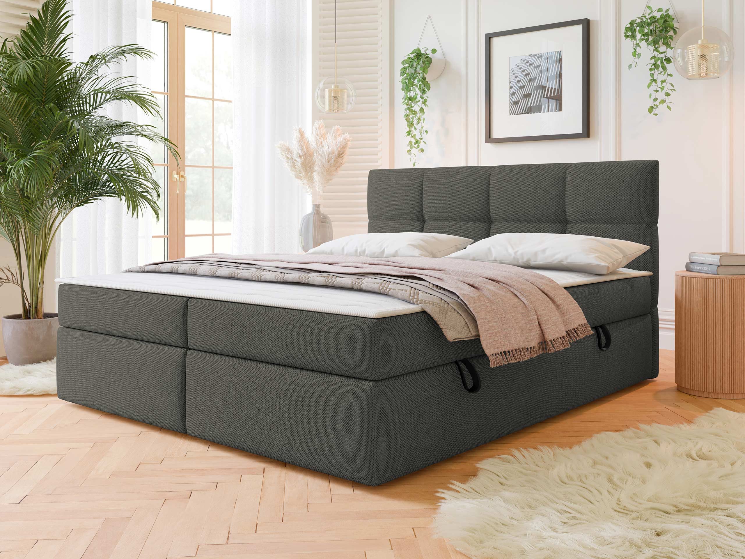 MIRJAN24 Boxspringbett Figaro (mit zwei Bettkästen), günstig online kaufen