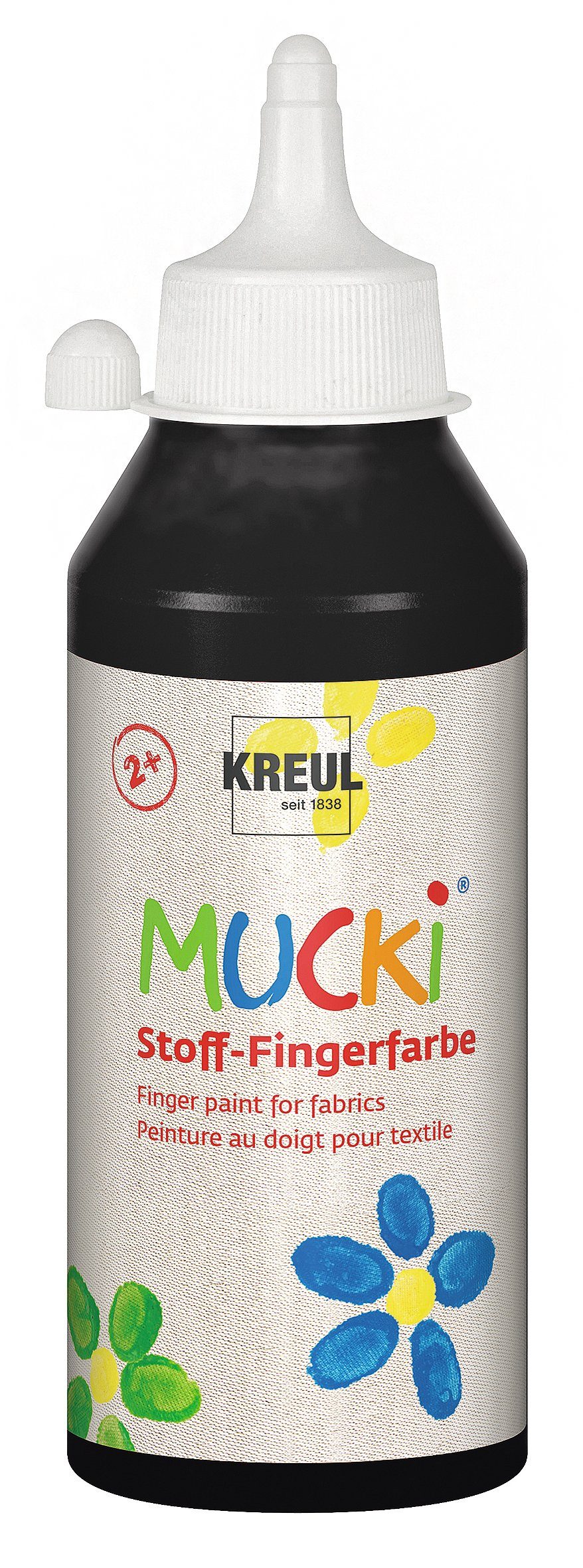 Kreul Fingerfarbe MUCKI Stoff-Fingerfarbe, 250 ml