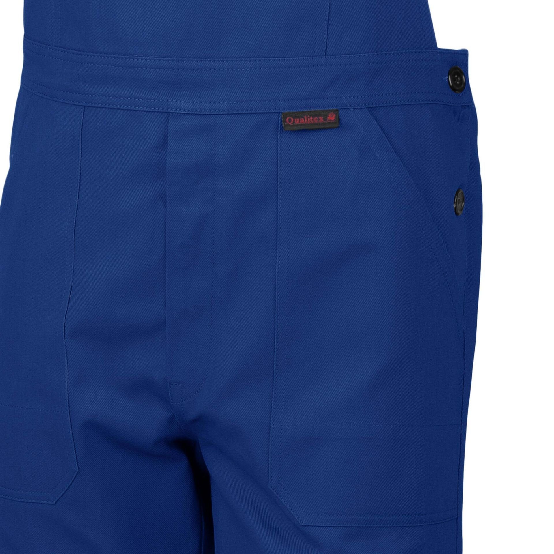 Qualitex Workwear Arbeitslatzhose Qualitex Latzhose Arbeitslatzhose classic BW270 Blaumann Übergrößen – Bild 4 von 5