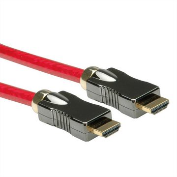 ROLINE 8K HDMI Ultra HD Kabel mit Ethernet, ST/ST Audio- & Video-Kabel, HDMI Typ A Männlich (Stecker), HDMI Typ A Männlich (Stecker) (200.0 cm)
