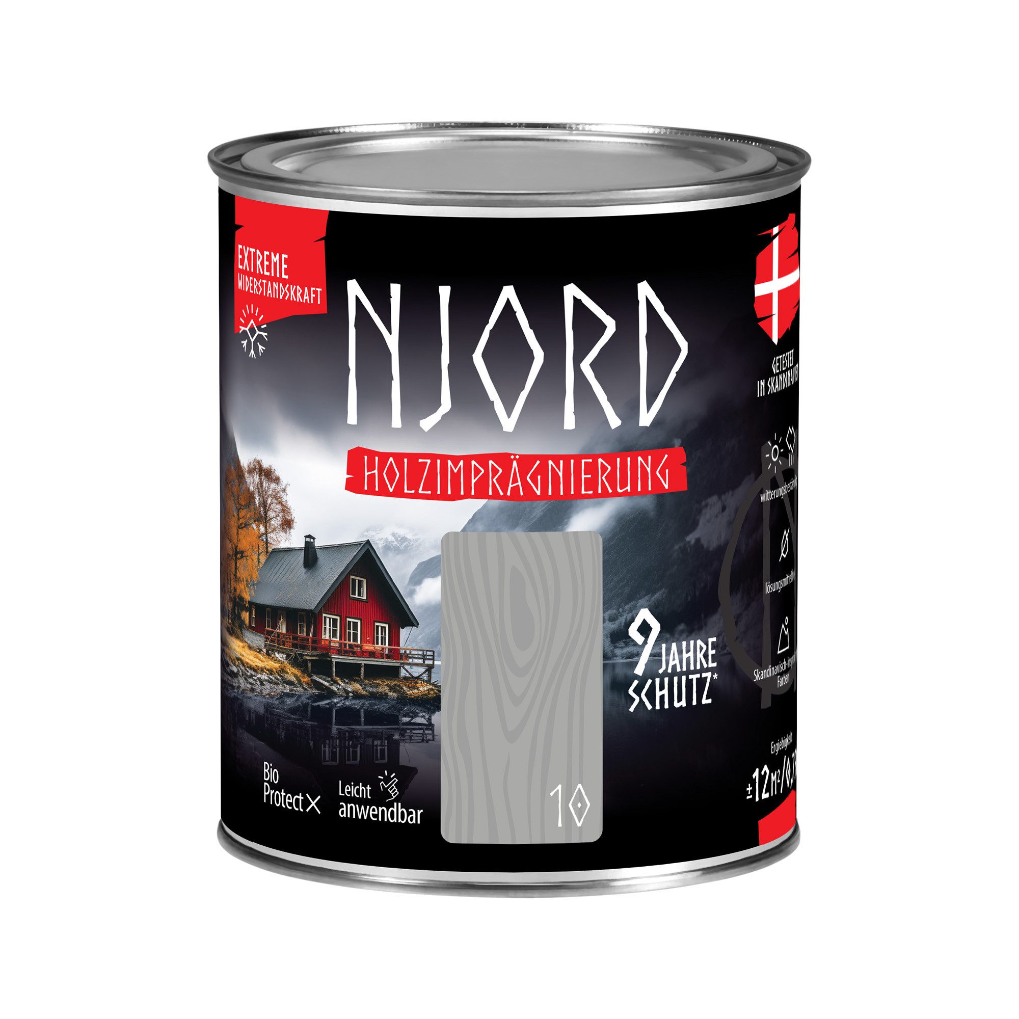 NJORD Holzgrundierung NJORD Holzimpragnierung (10) Felsige Küste - 0,75L