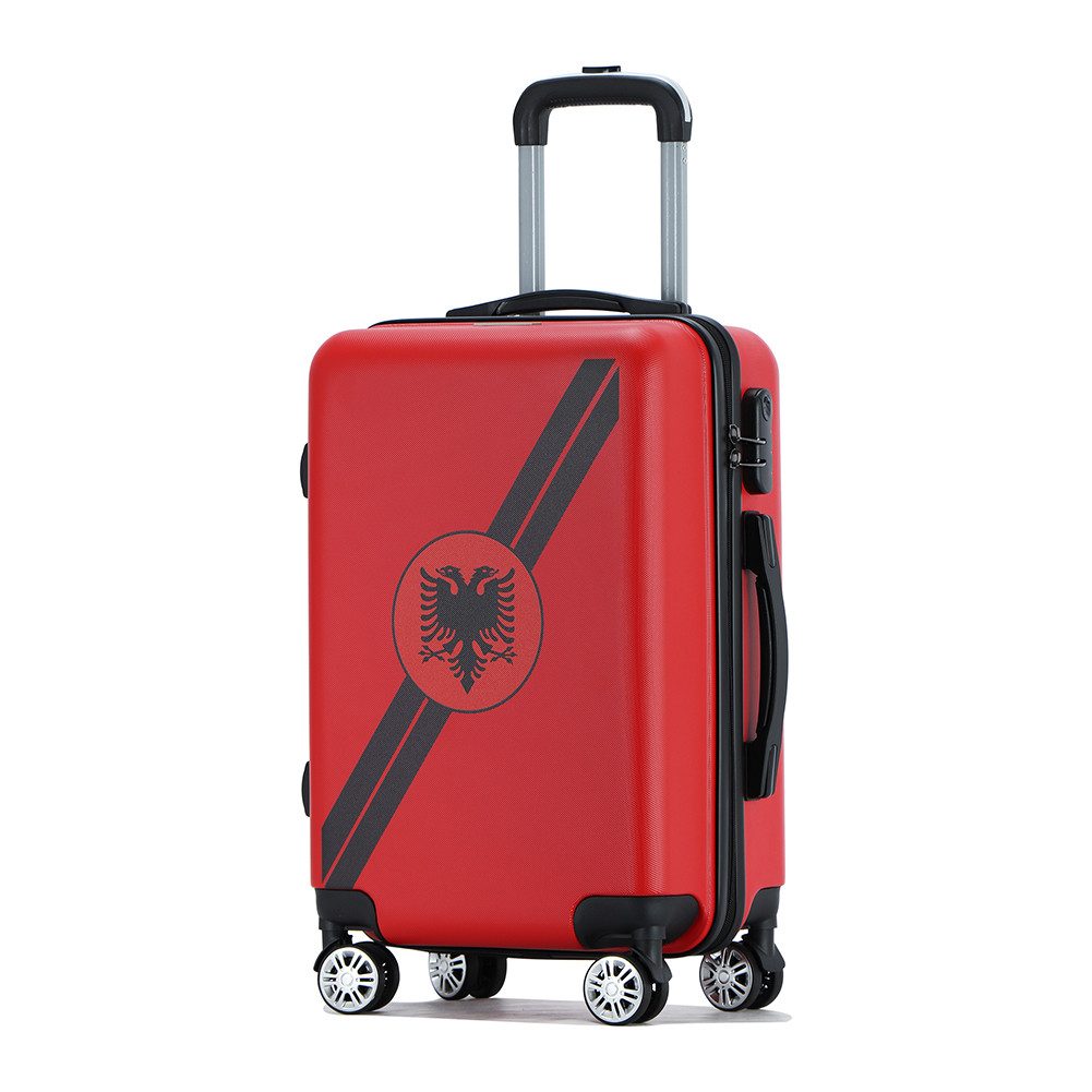 VERTICAL STUDIO Handgepäck-Trolley 20" Länder Handgepäck Koffer, mit großer Länder-Grafik auf der Vorderseite