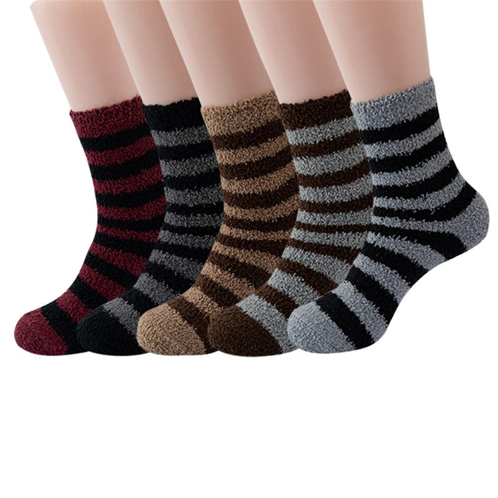 Coonoor Kuschelsocken Thermosocken -Herren Streifen Kuschelsocken günstig online kaufen