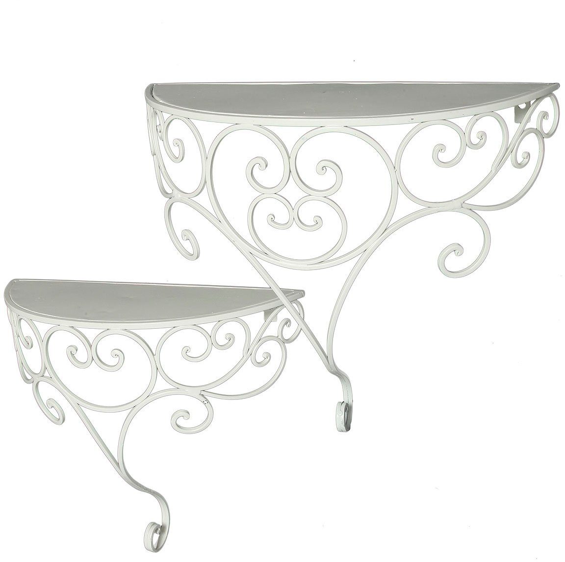 Ambiente Haus Deko-Wandregal Increto Wandregal-Set aus Eisen 45cm, 1-tlg. günstig online kaufen