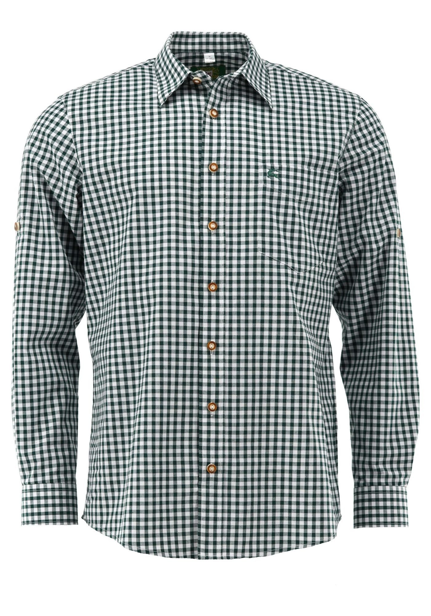 OS Trachten Trachtenhemd Ukazui Langarmhemd mit aufgesetzter Brusttasche mi günstig online kaufen