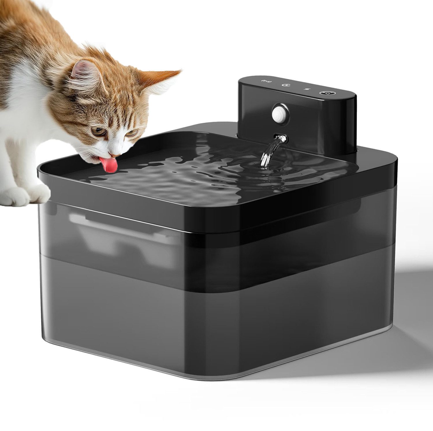 BlingBin Trinkbrunnen Katzenbrunnen Kabellos mit Bewegungsmelder günstig online kaufen