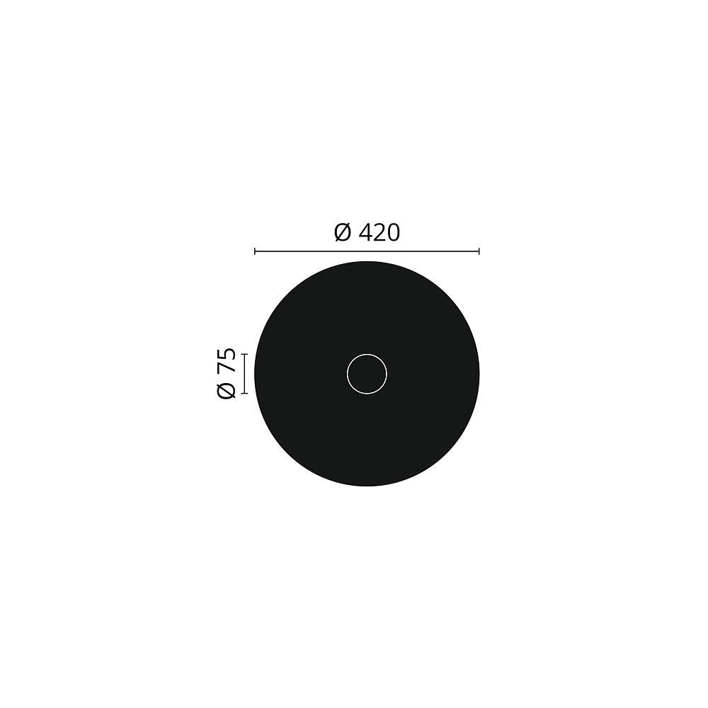 NOËL & MARQUET by Deckenelement, 42cm), nmc Zeitloses Durchmesser Stuckrosette, R-6 weiß Design 1 St., (Rosette, Decken-Rosette Klassisches Deckenrosette, Medallion, Zierelement