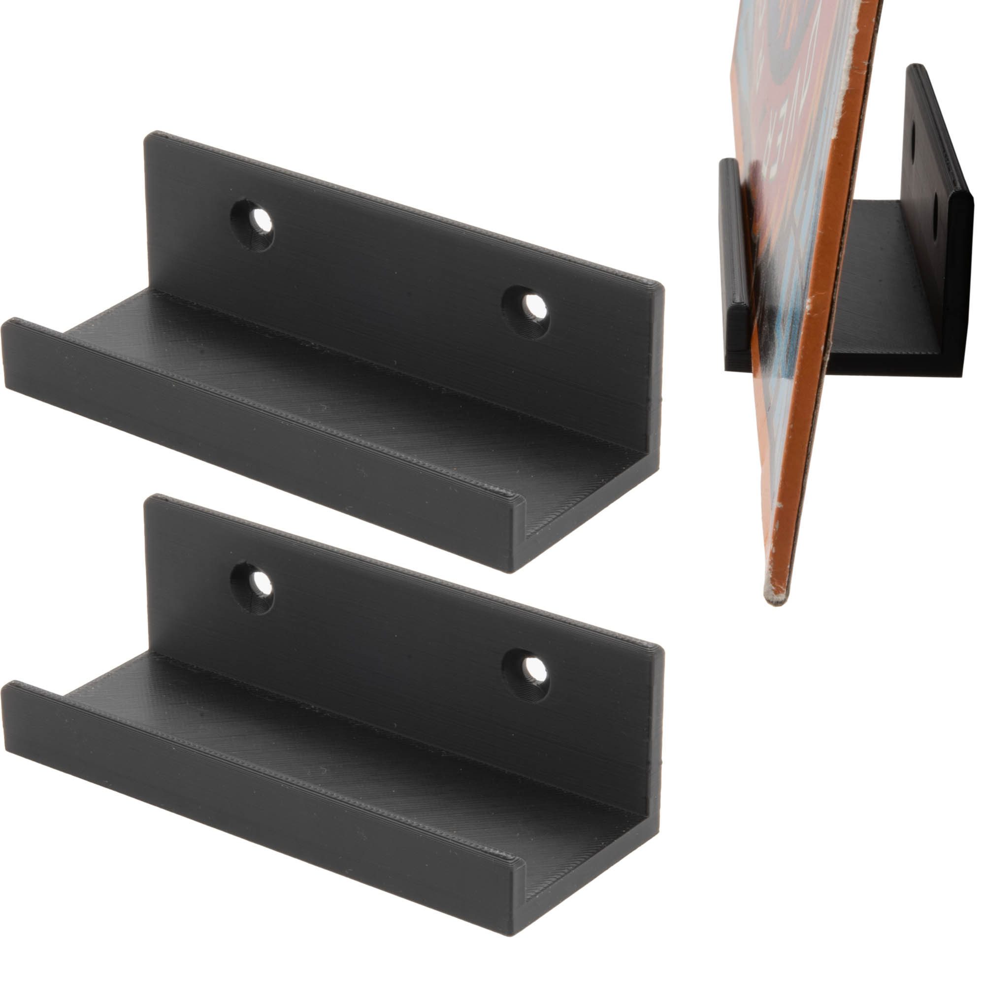 TSB Werk Aufbewahrungsbox Wandhalter für Schallplatten Vinyls LP Halter (2 St), Wandhalterung, Aufsteller, Ständer