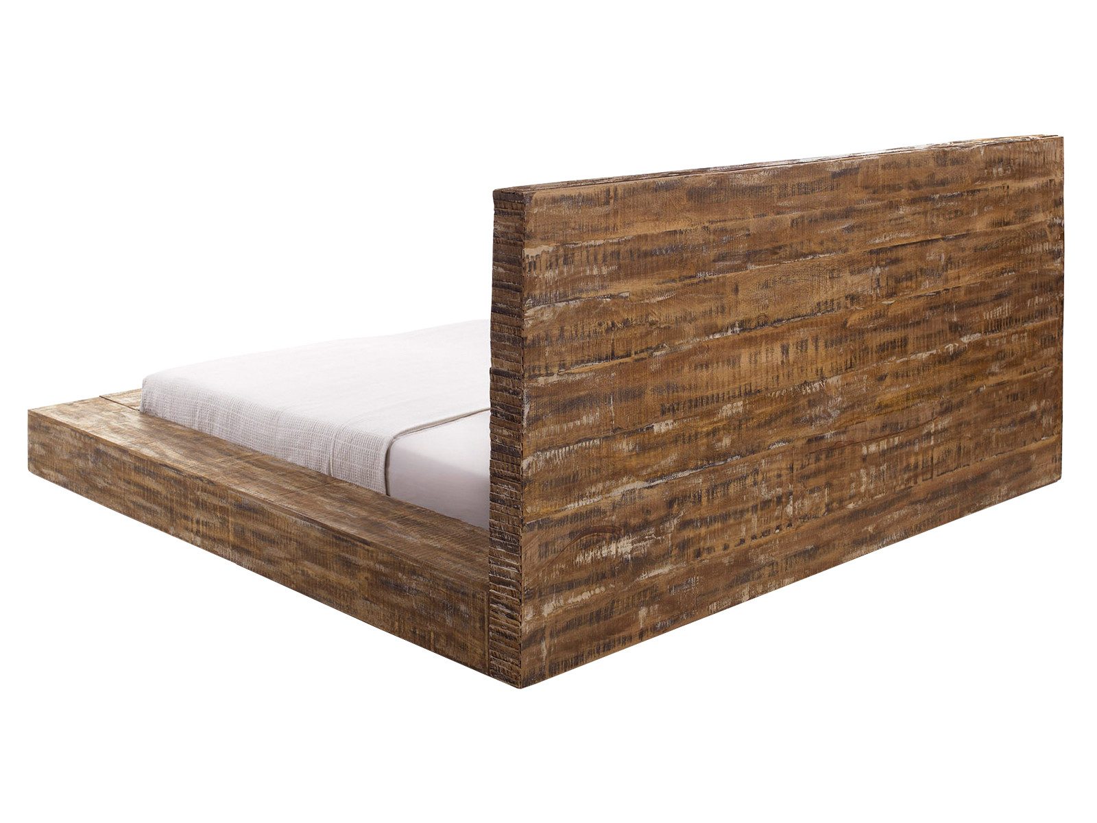 massivum Massivholzbett Holzbett Stripe