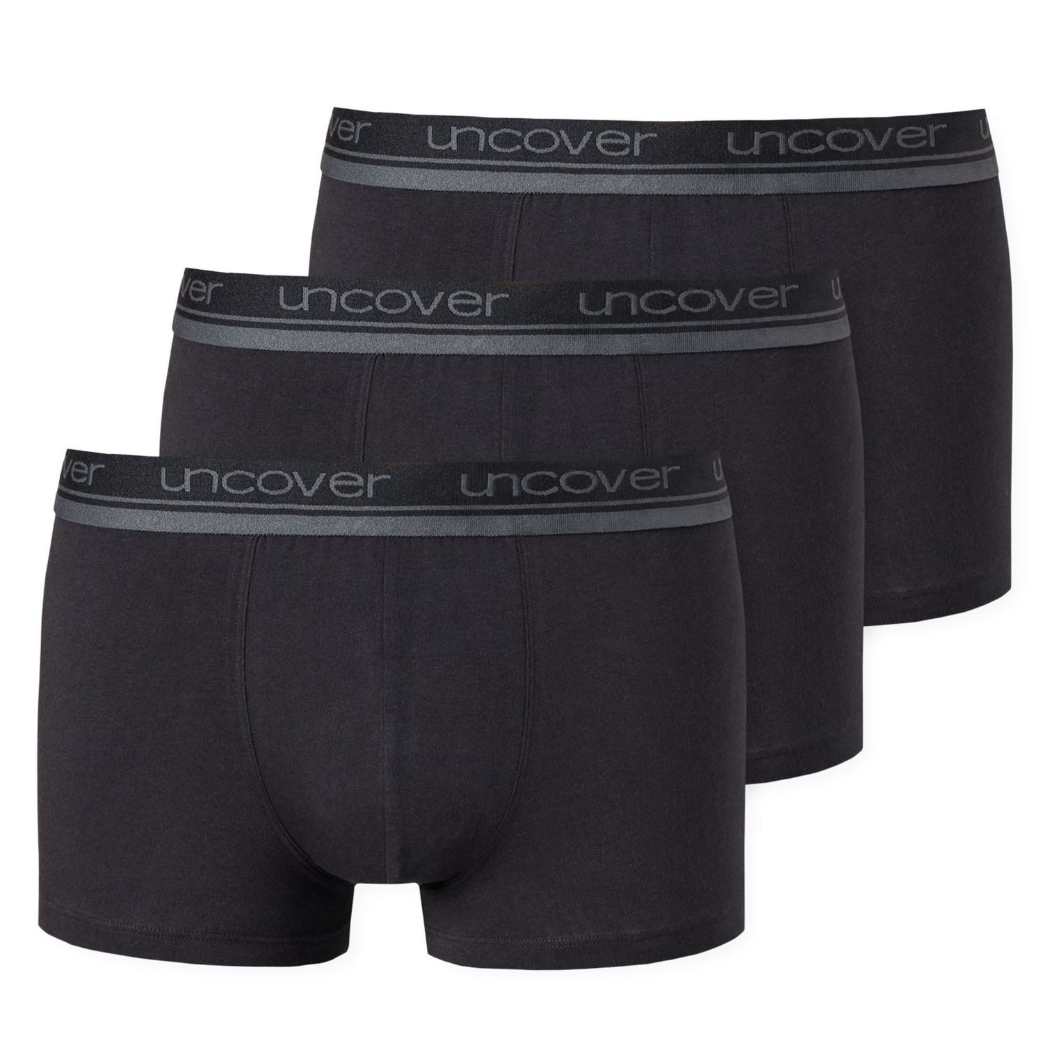 uncover by SCHIESSER Boxershorts Shorts Cotton (3-St) mit Webgummibund Low günstig online kaufen