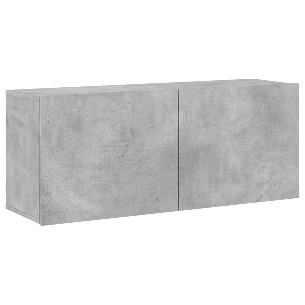 vidaXL TV-Schrank TV-Wandschrank Betongrau 100x30x41 cm günstig online kaufen
