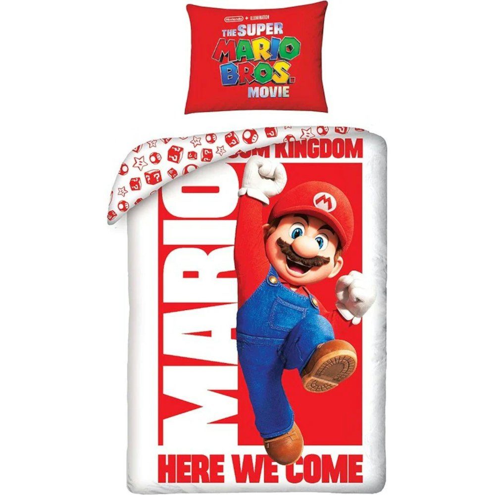 Tinisu Bettwäsche Super Mario Bettwäsche weiche Baumwolle 140 x 200 cm