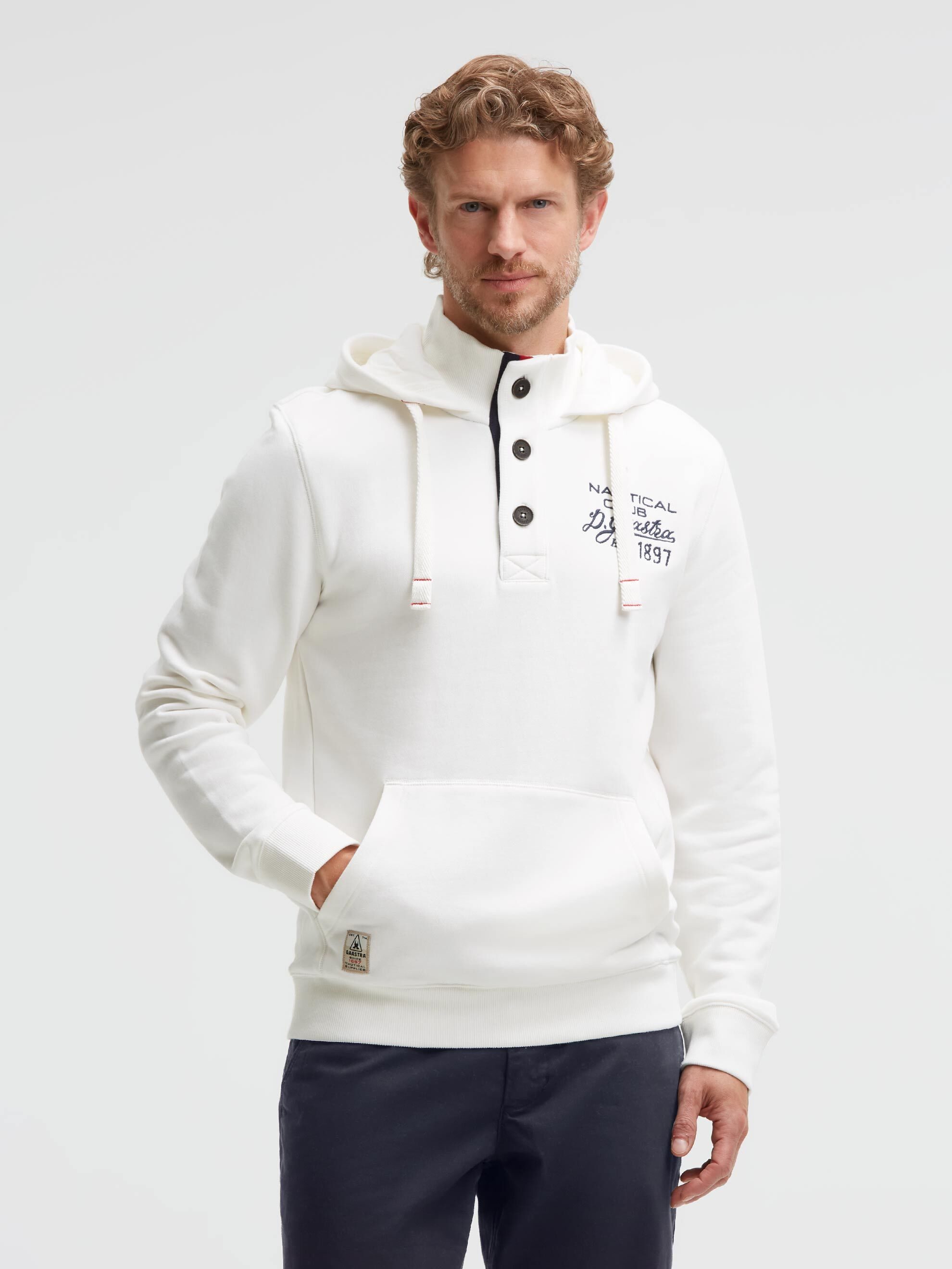 Gaastra Kapuzensweatshirt mit Stehkragen