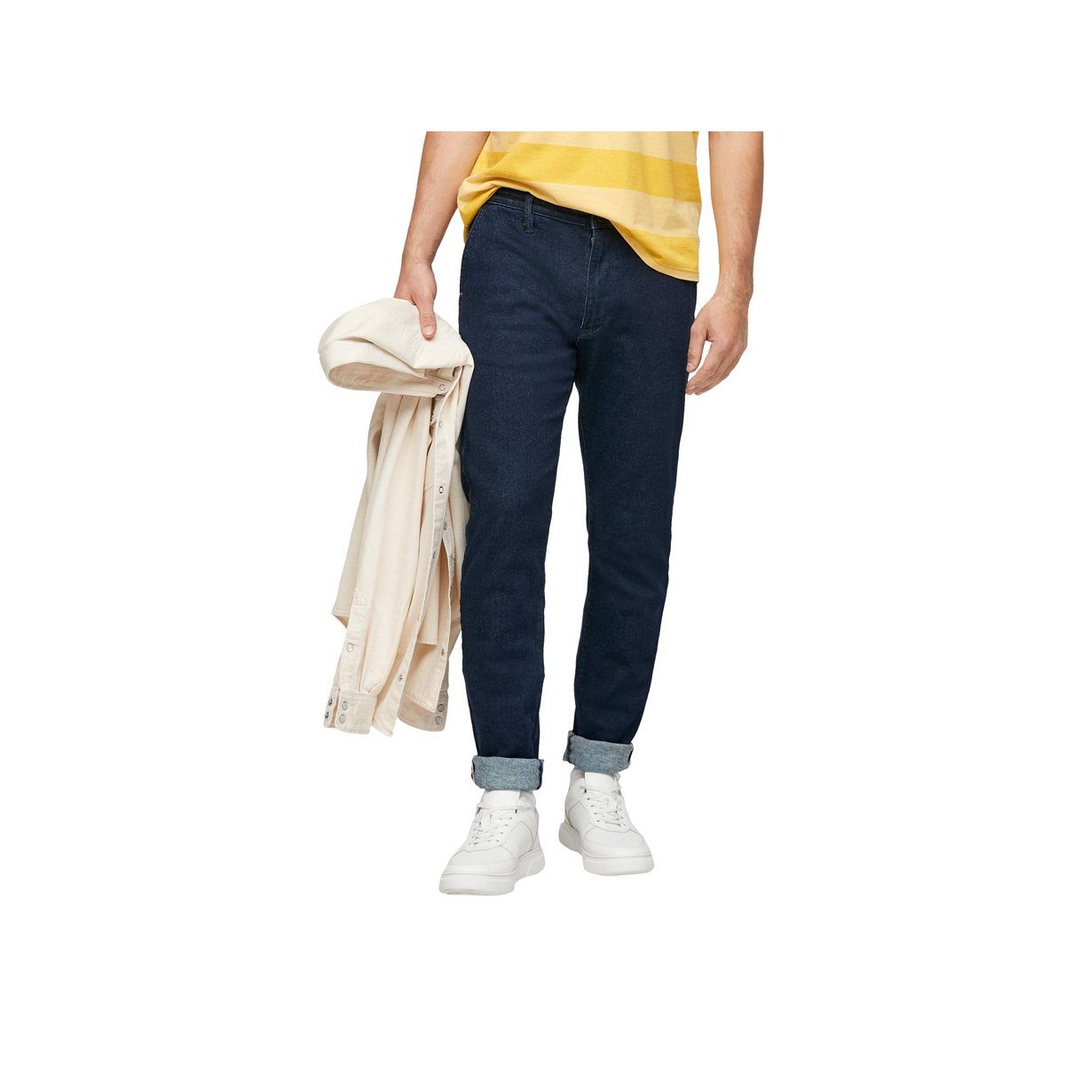 s.Oliver 5-Pocket-Jeans dunkel-blau (1-tlg) | Straight-Fit Jeans